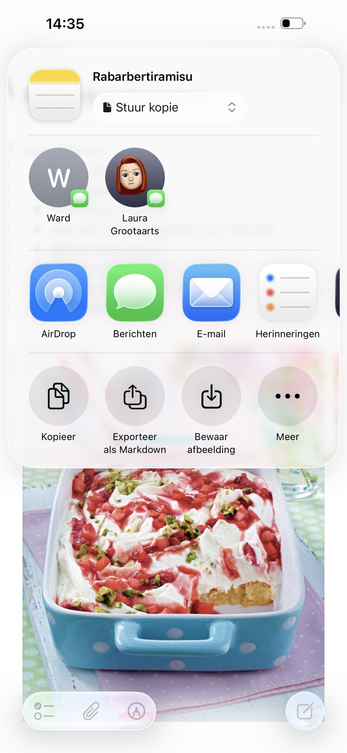 Instructiefoto: Exporteer als Markdown
