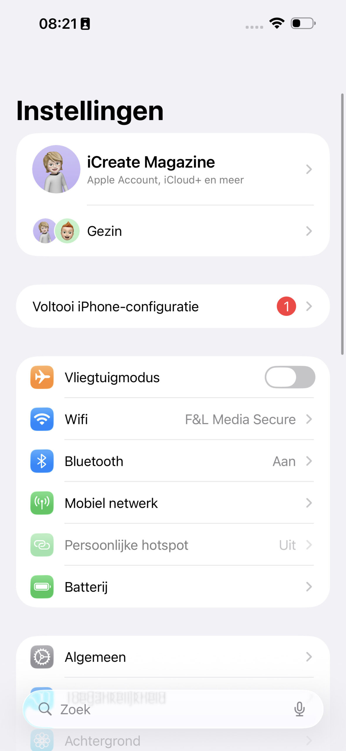 Instructiefoto: Ga naar Achtergronden 