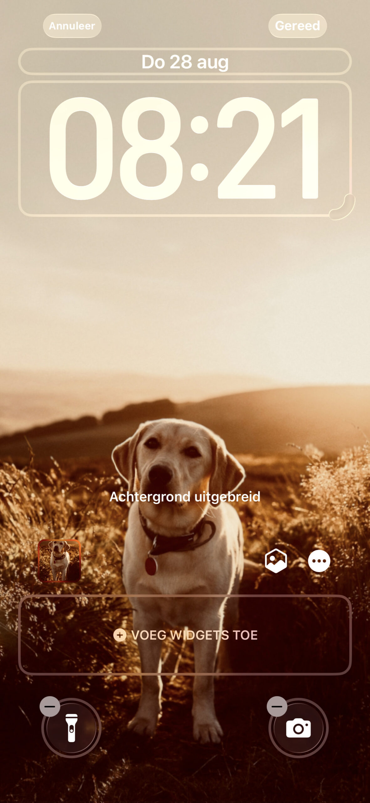 Instructiefoto: Achtergrond uitbreiden 