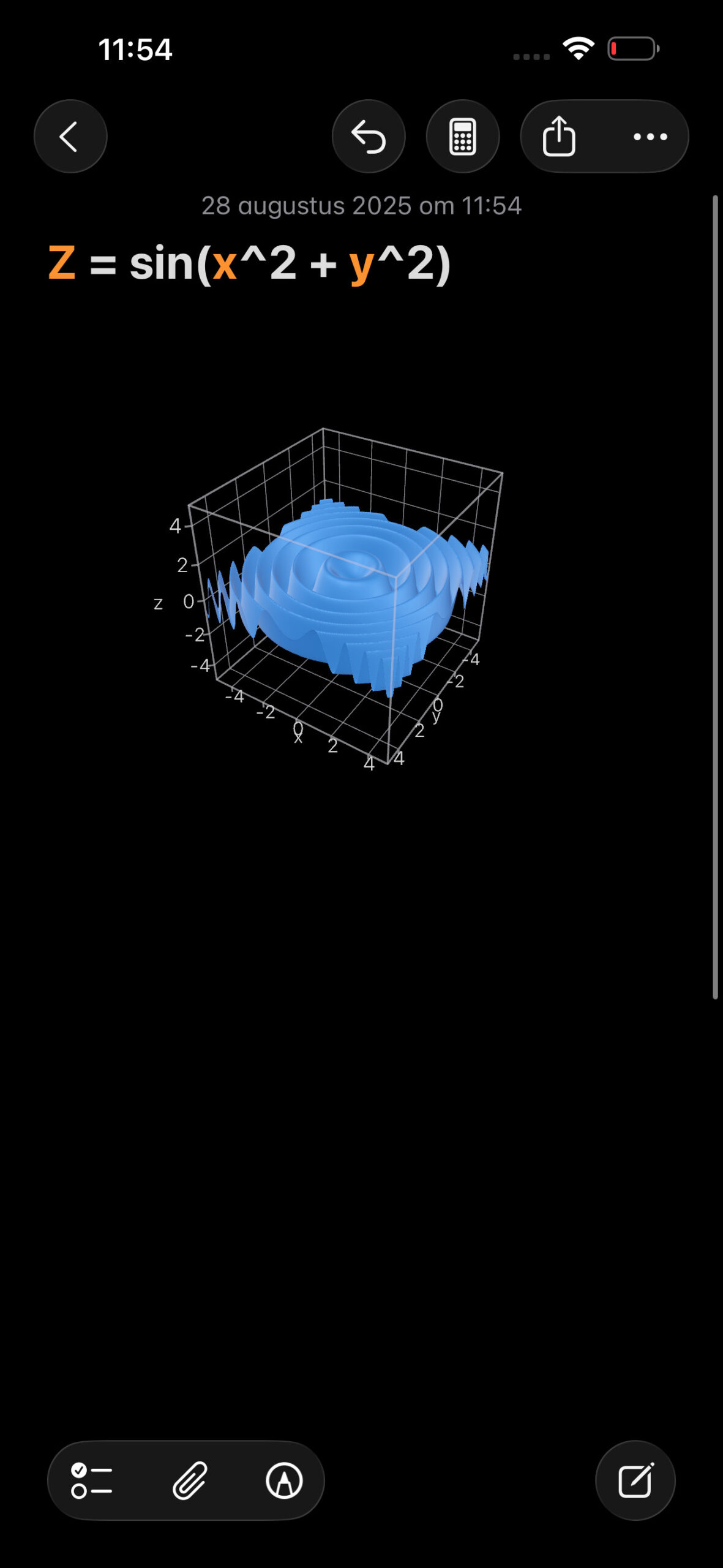 Instructiefoto: Bekijk de grafiek