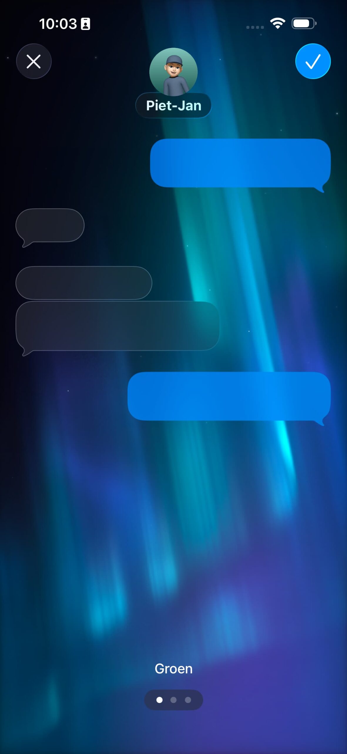 Voorvertoning Aurora achtergrond