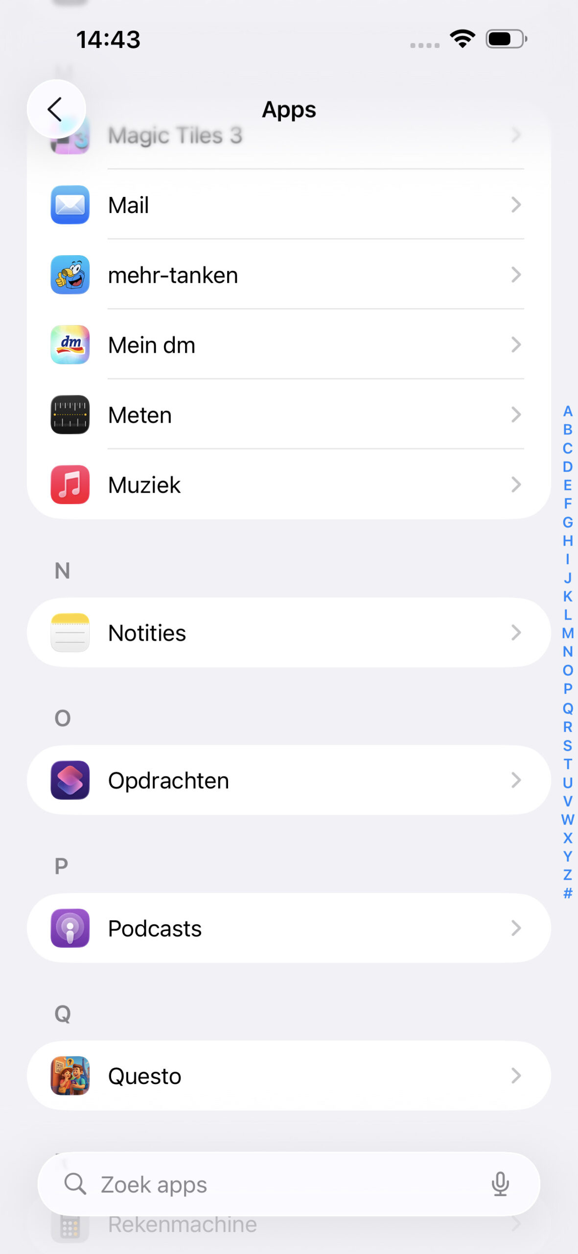 Instructiefoto: De M van muziek