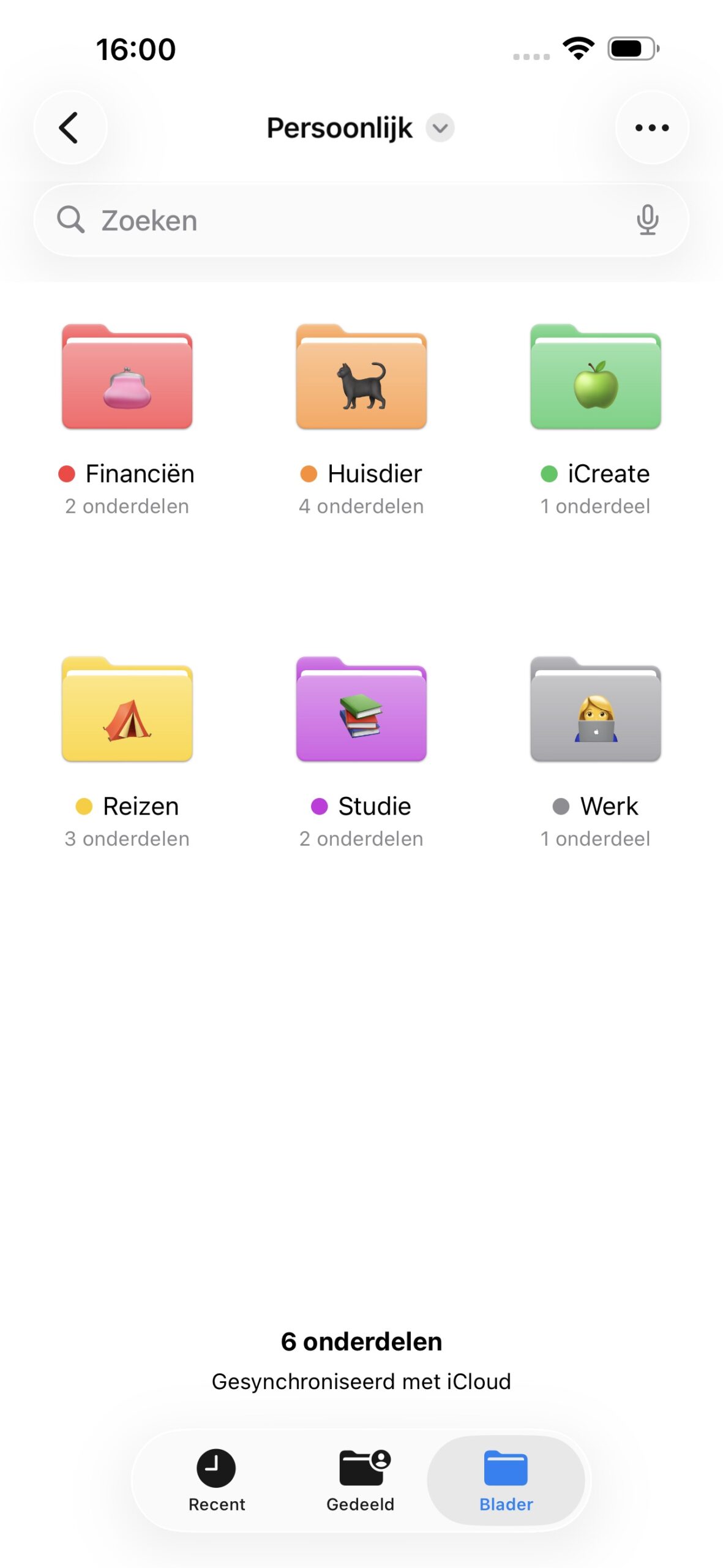 Instructiefoto: Geef mappen een kleur