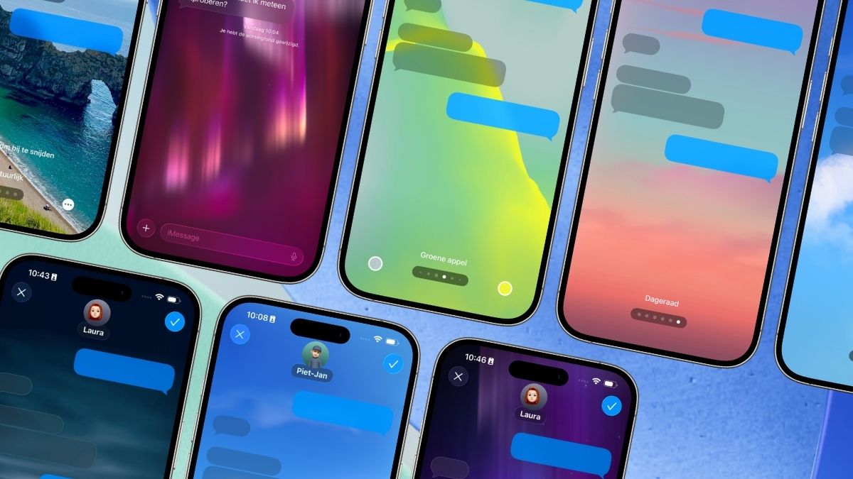 Gespreksachtergronden in Berichten