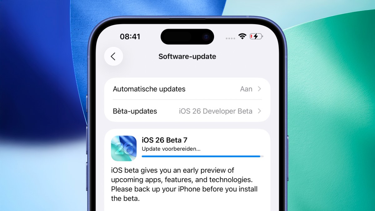 iOS 26 bèta 7