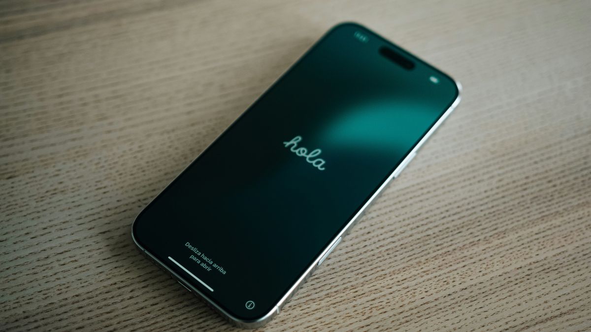 IPhone verwelkomt je in een andere taal