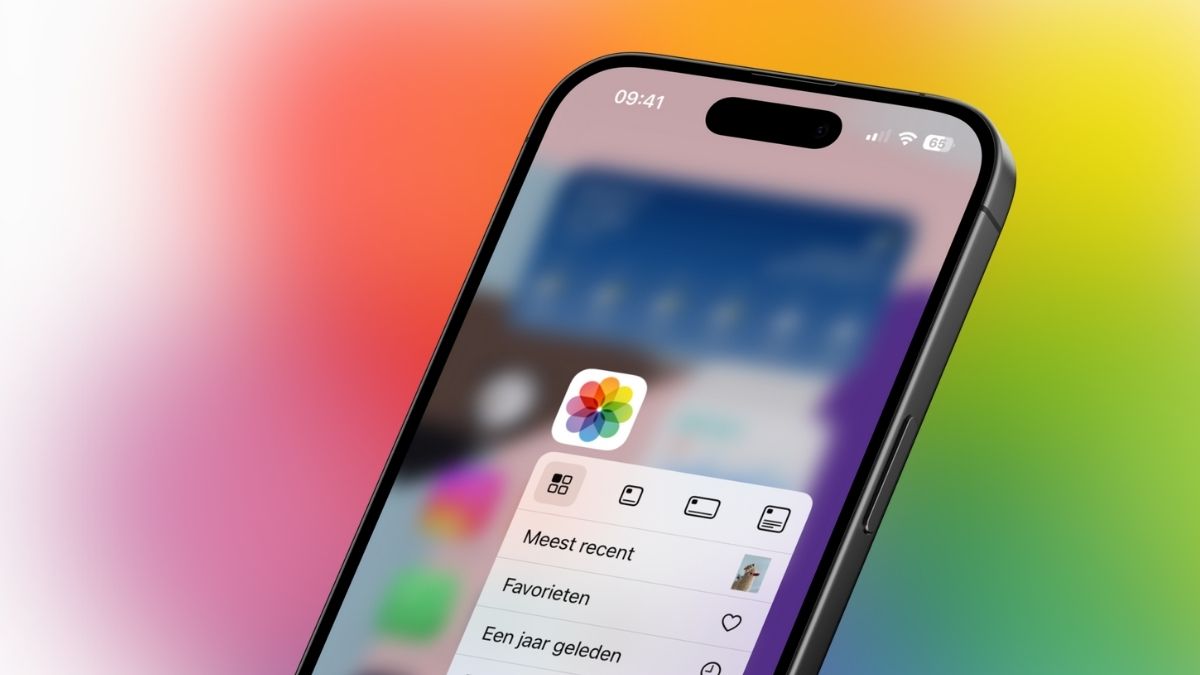 Meest recente foto openen header