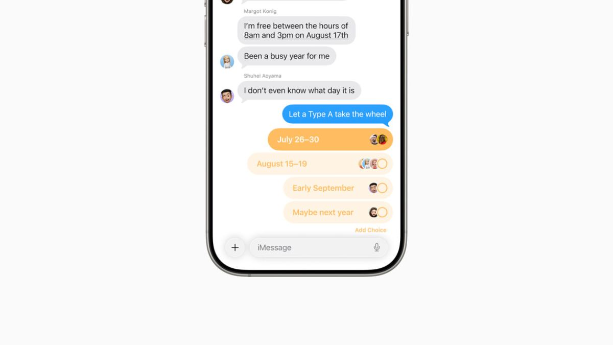 Poll berichten iOS 26