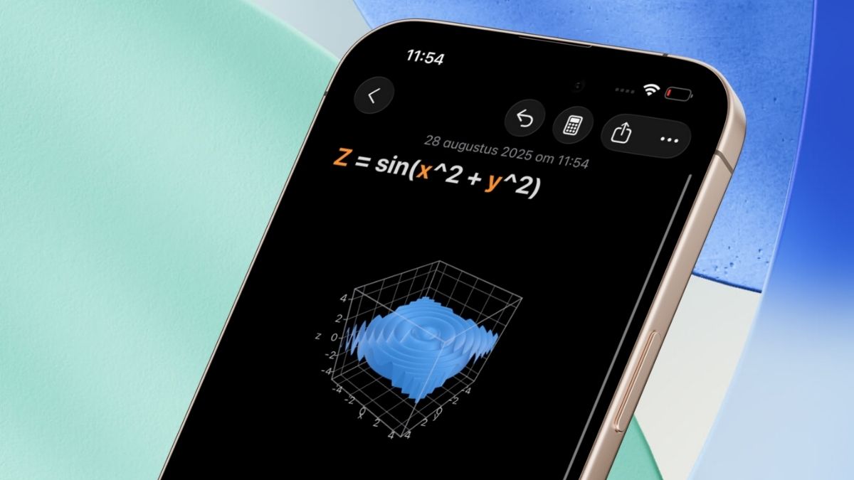 3D grafieken in Notities