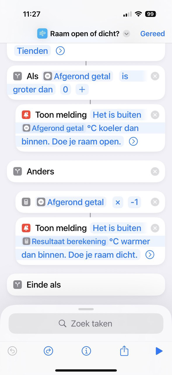 Instructiefoto: Nog een melding