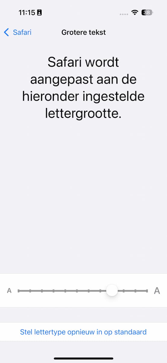 Instructiefoto: Uitzonderingen