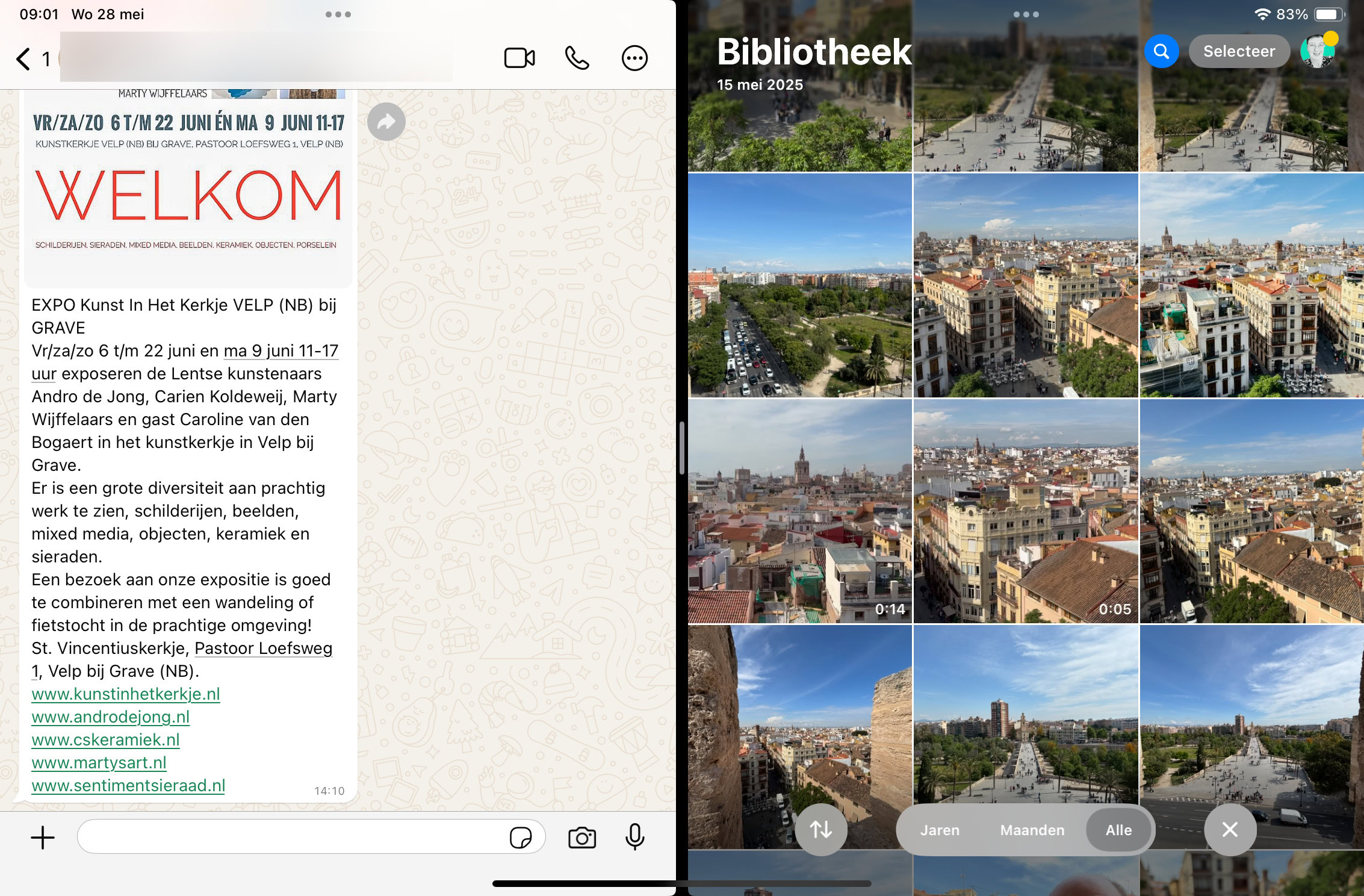 Instructiefoto: Multitasken