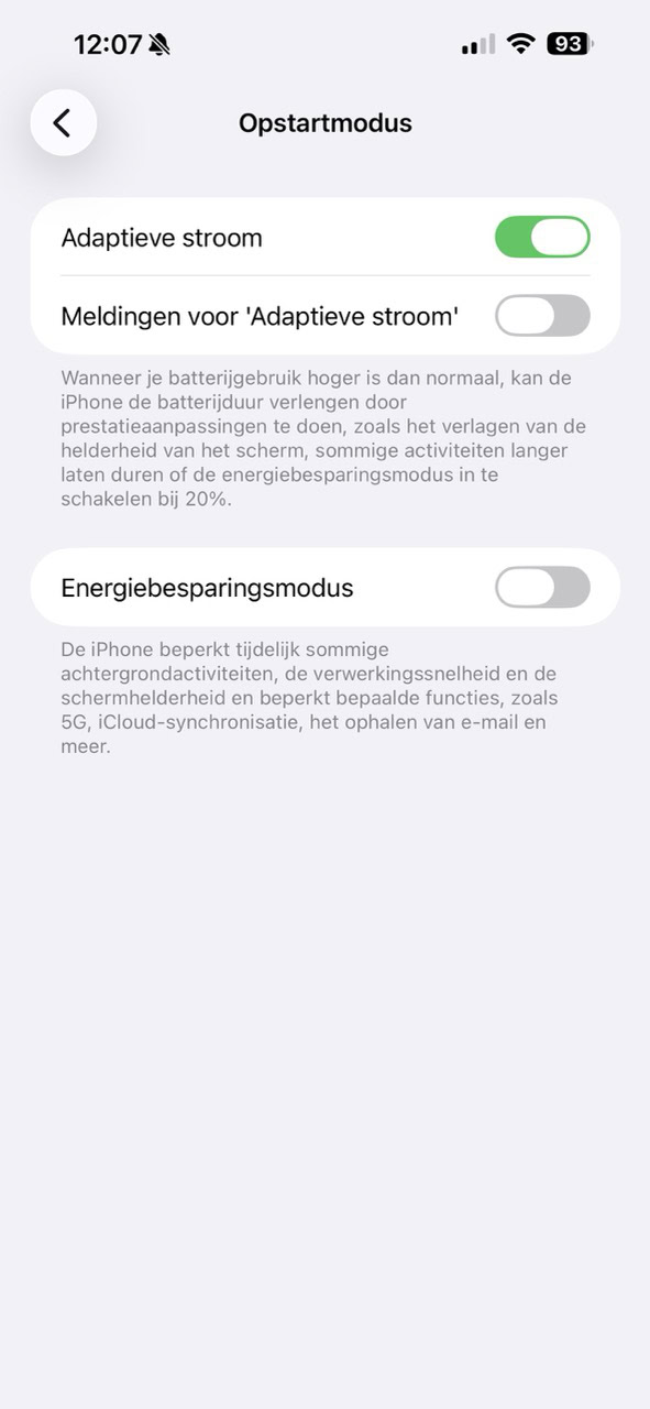 Instructiefoto: Verleng de batterijduur
