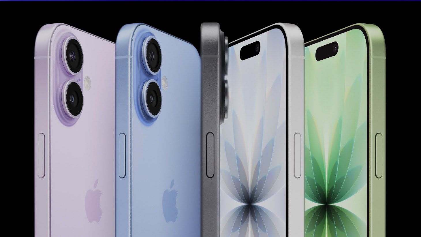 Apple iPhone 17 in verschillende kleuren