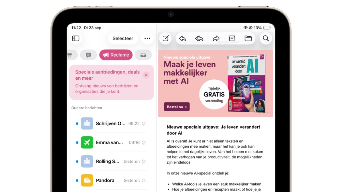 Apple Intelligence Mail