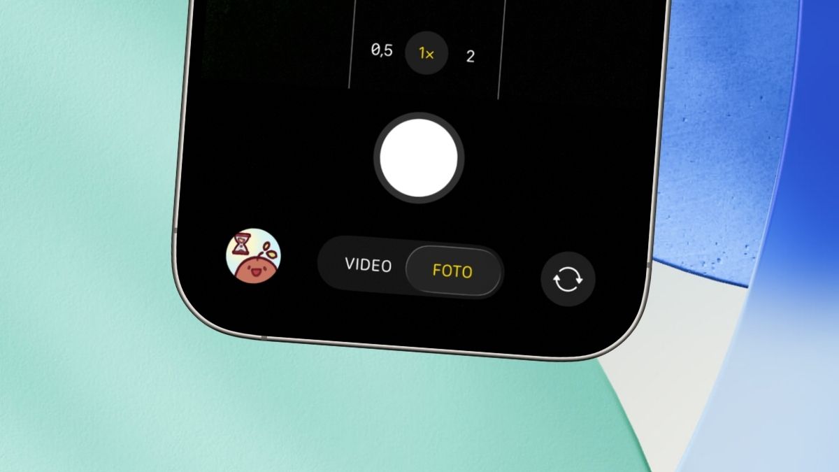 Camera header nog maar twee knoppen