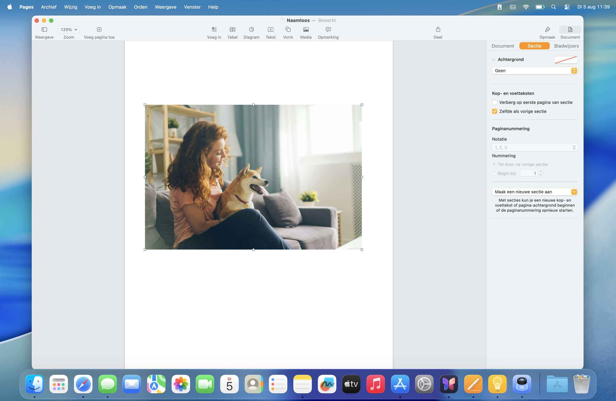 Instructiefoto: Kies een foto