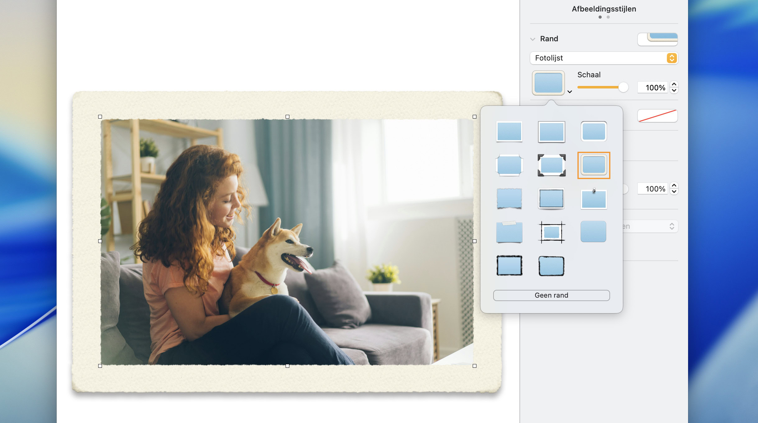 Instructiefoto: Fotolijstjes
