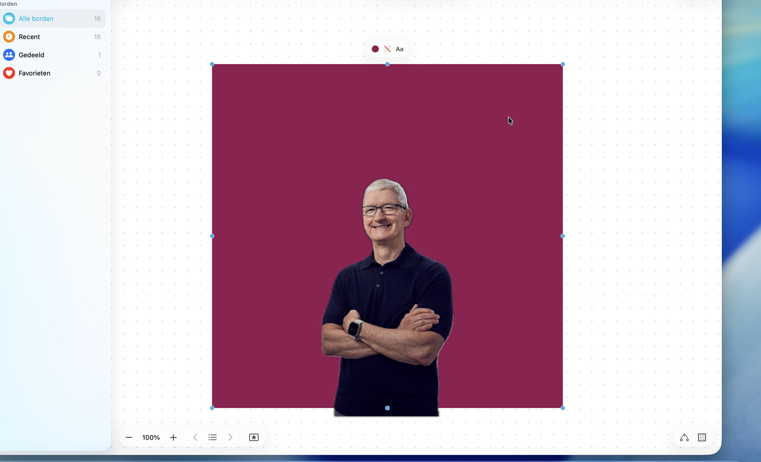 Instructiefoto: Vorm toevoegen