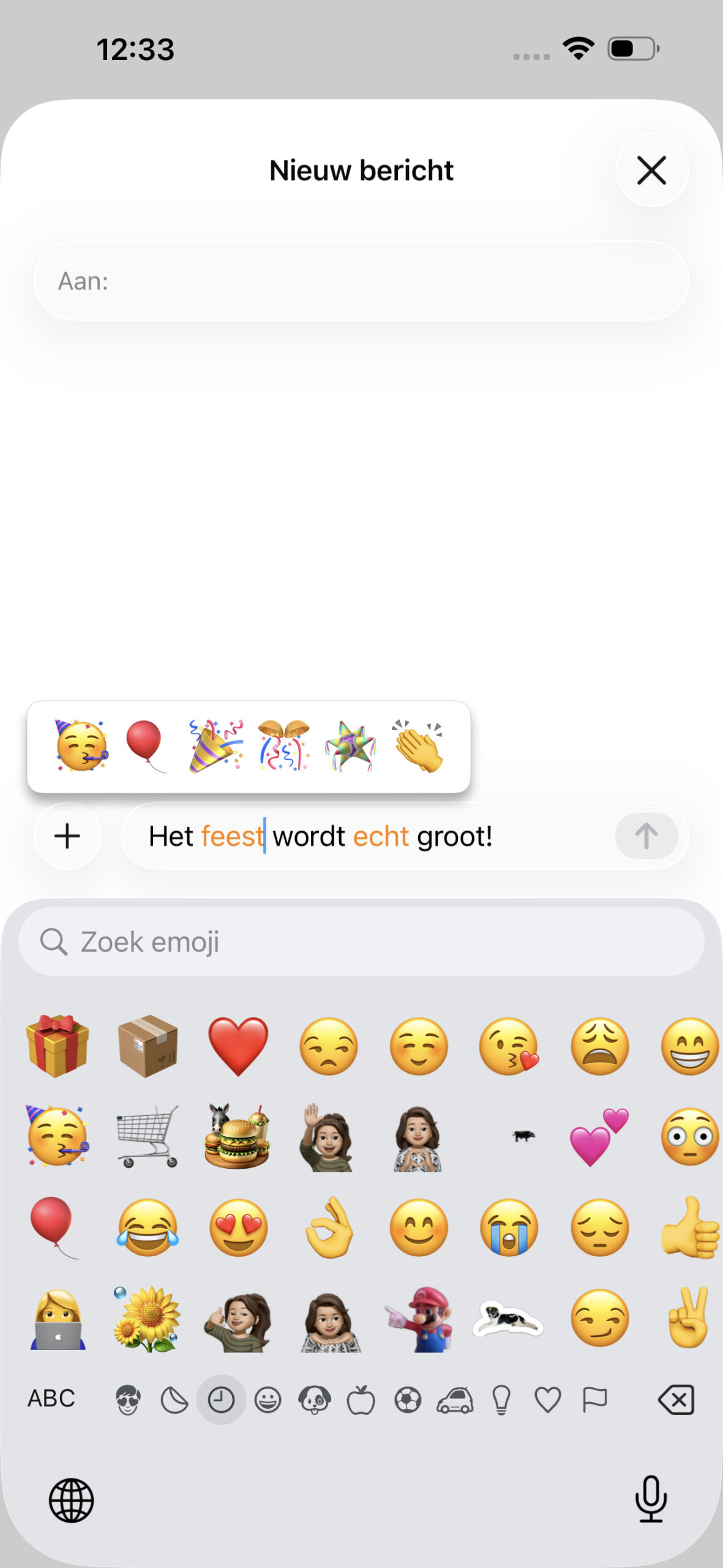 Instructiefoto: Emoji-zoekmachine
