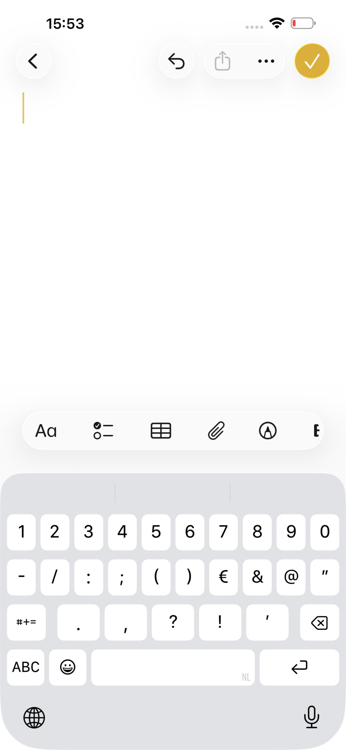 Instructiefoto: Sneller cijfers typen