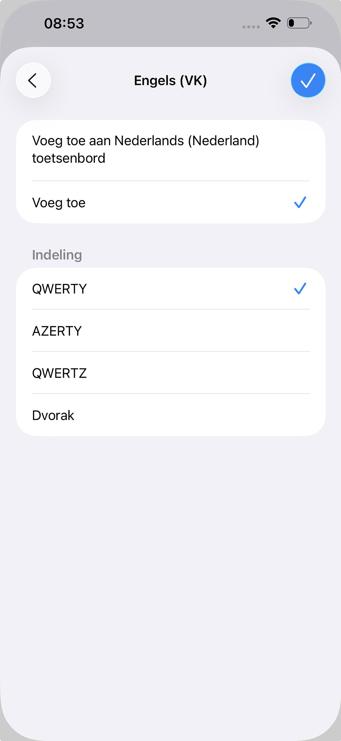 Instructiefoto: Welke taal typ jij?