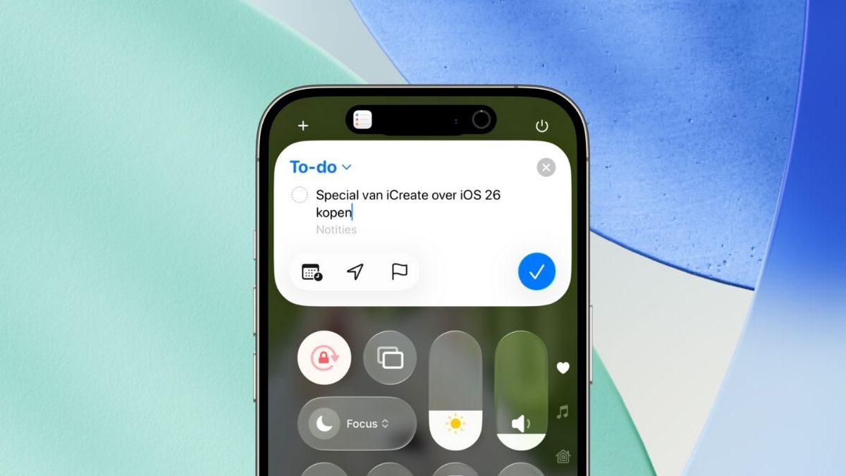 Zet een herinnering in het Bedieningspaneel