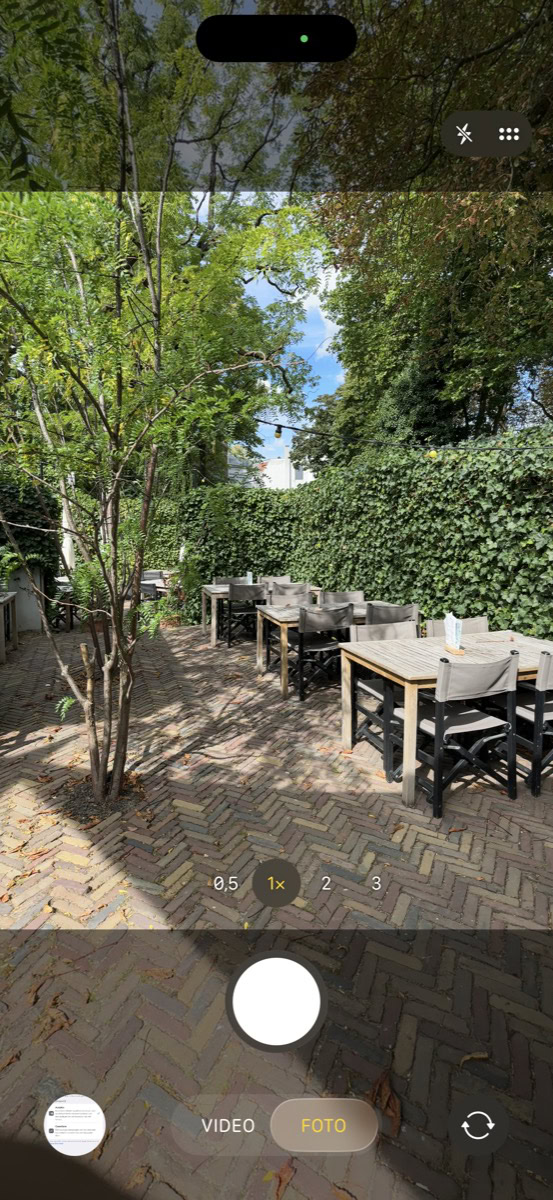 Camera-app in iOS 26