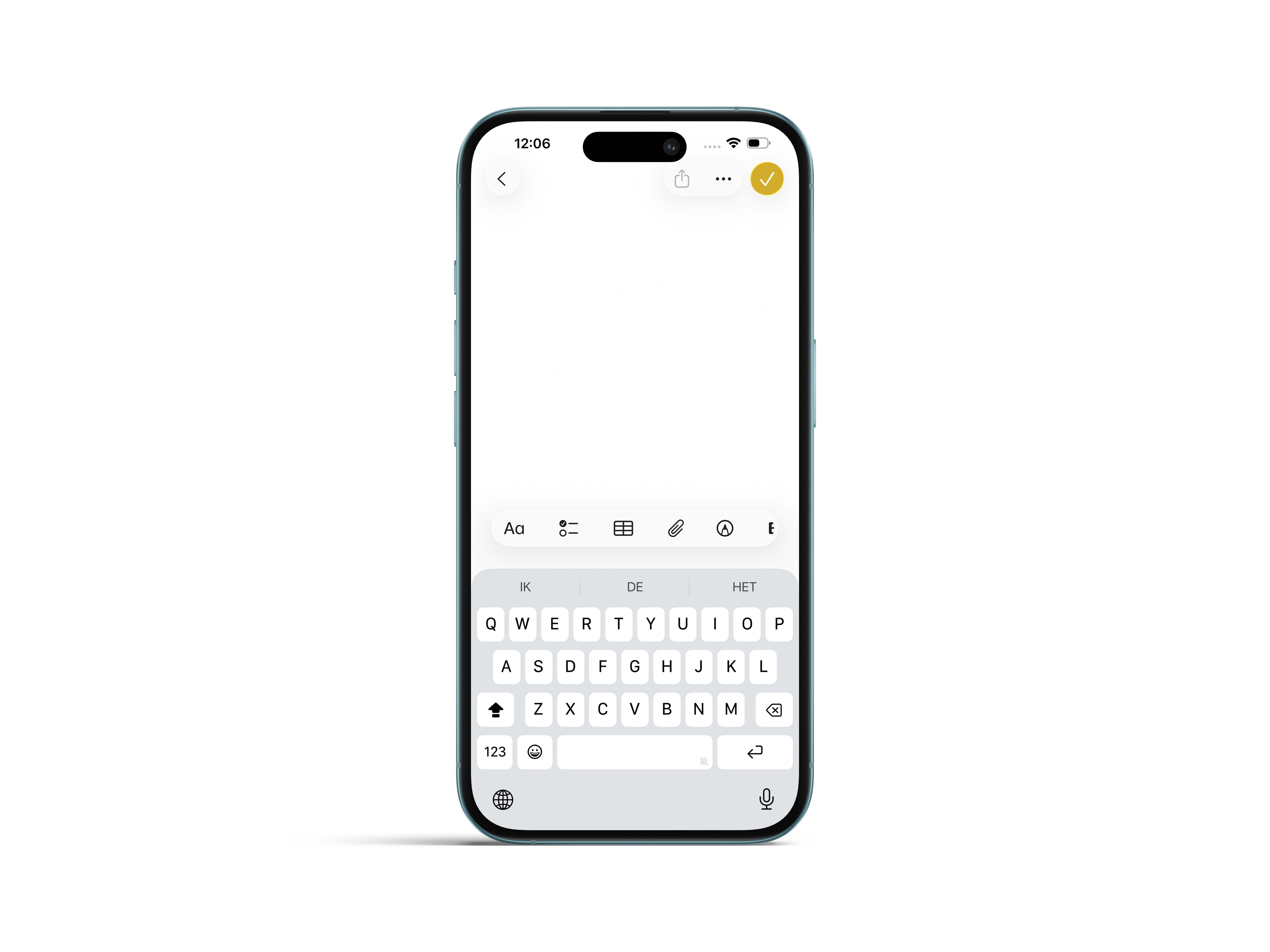 Instructiefoto: Caps Lock