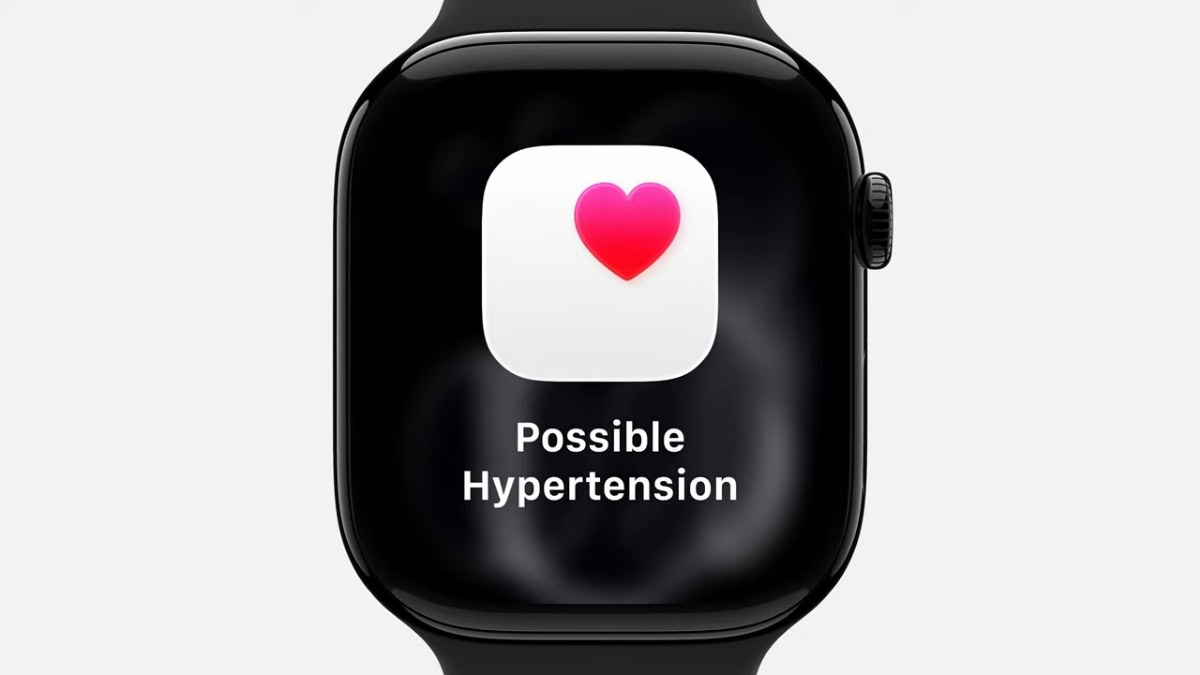 Apple Watch Series 11 kan een hoge bloeddruk opmerken via de hartslagmeter.