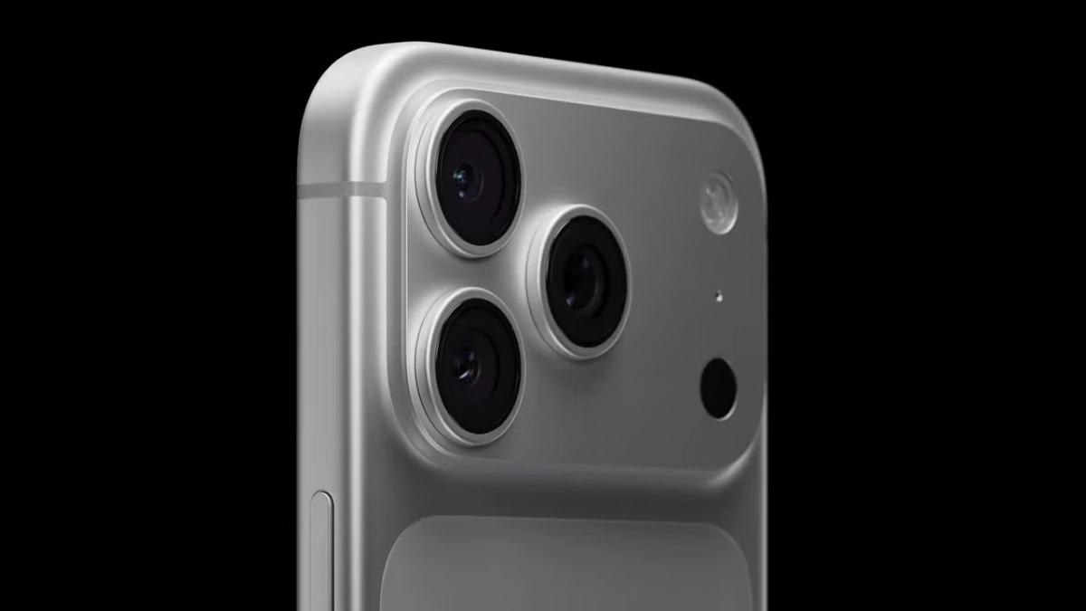 Apple iPhone 17 Pro zilver camera lenzen