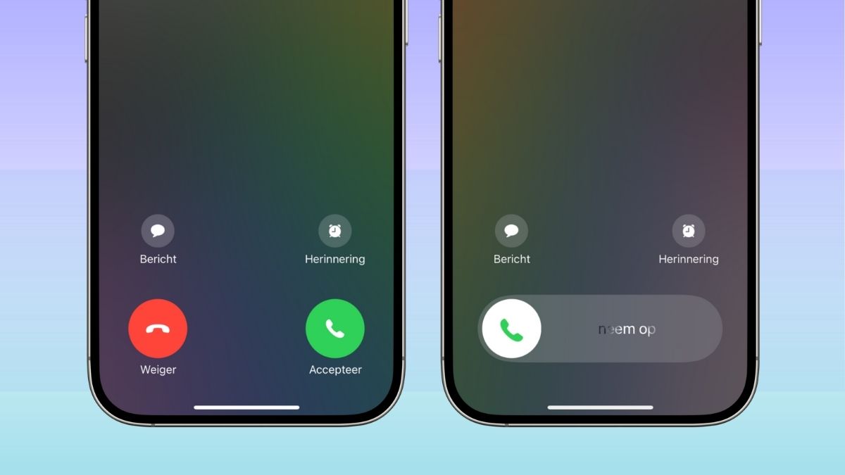 Inkomende oproepen op de iPhone