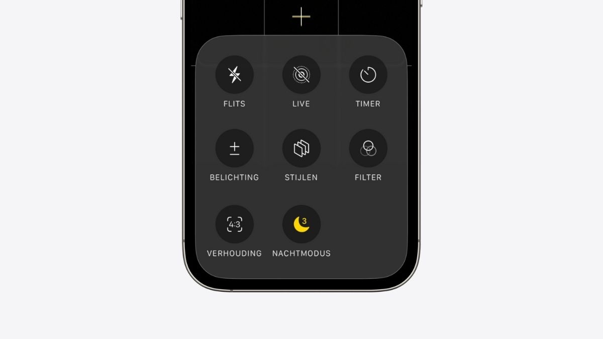 Instellingen per fotomodus