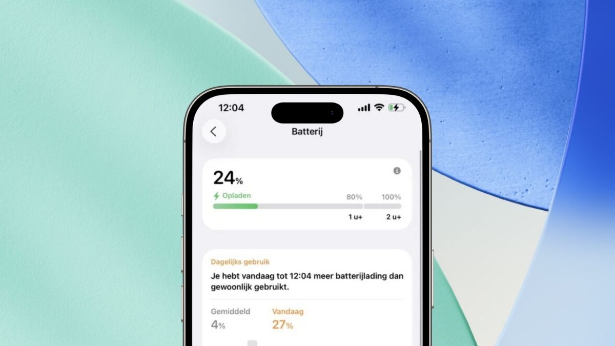 iOS 26 batterij: hpelang je nog moet opladen