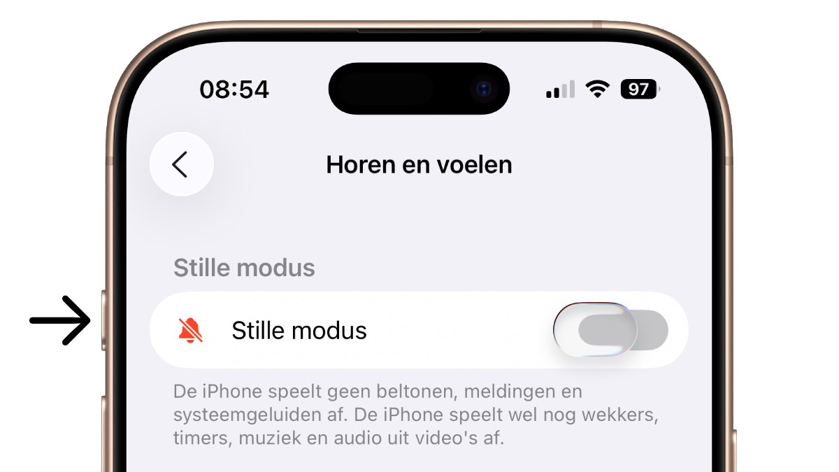 iOS 26 geluid werkt niet