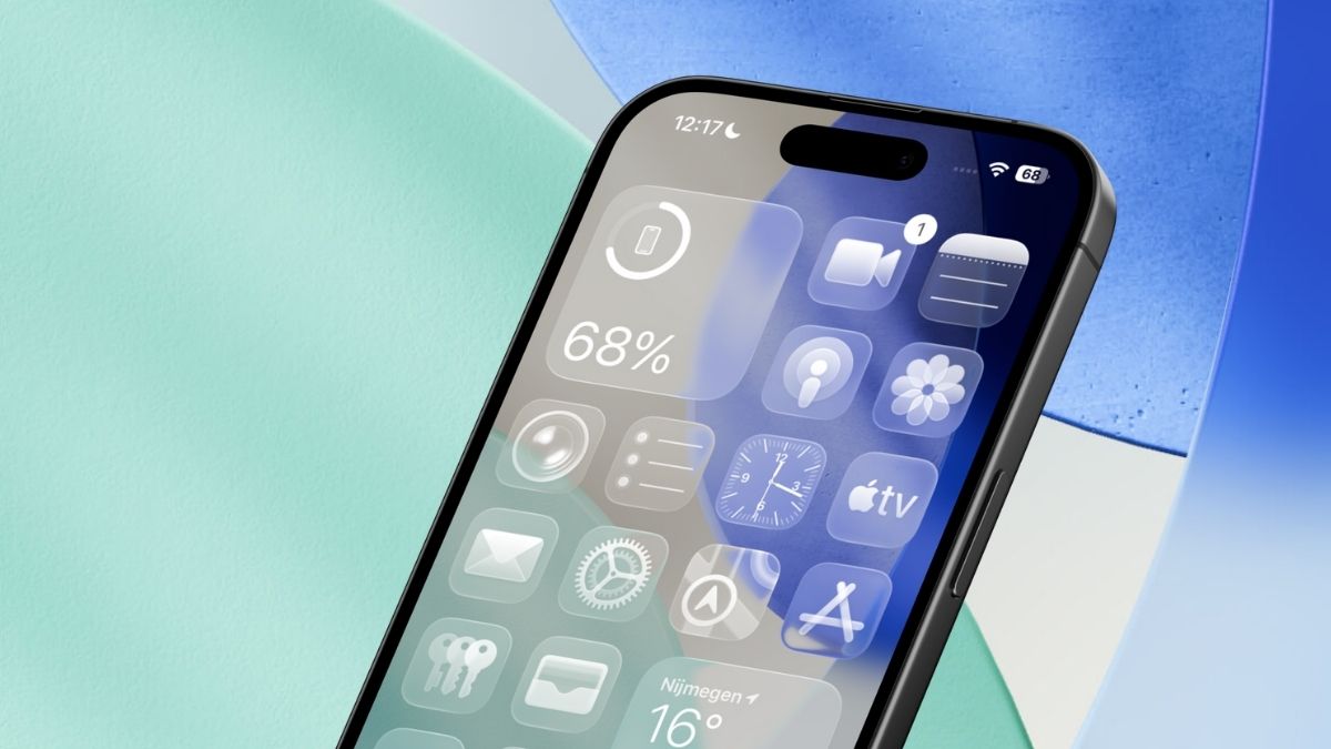 iOs 26 glazen iconen