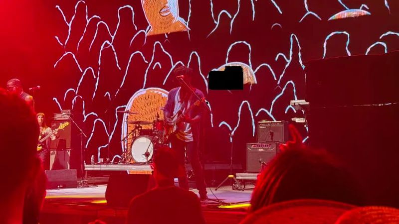 Concertfoto met camera-bug