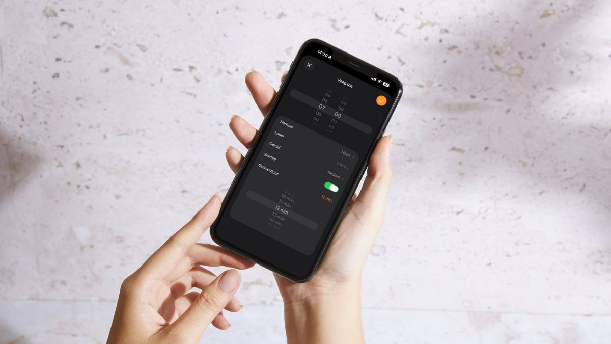 Snoozen iPhone aanpassen