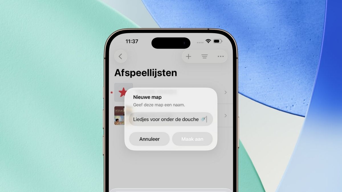 Zet afspeellijsten in folderd