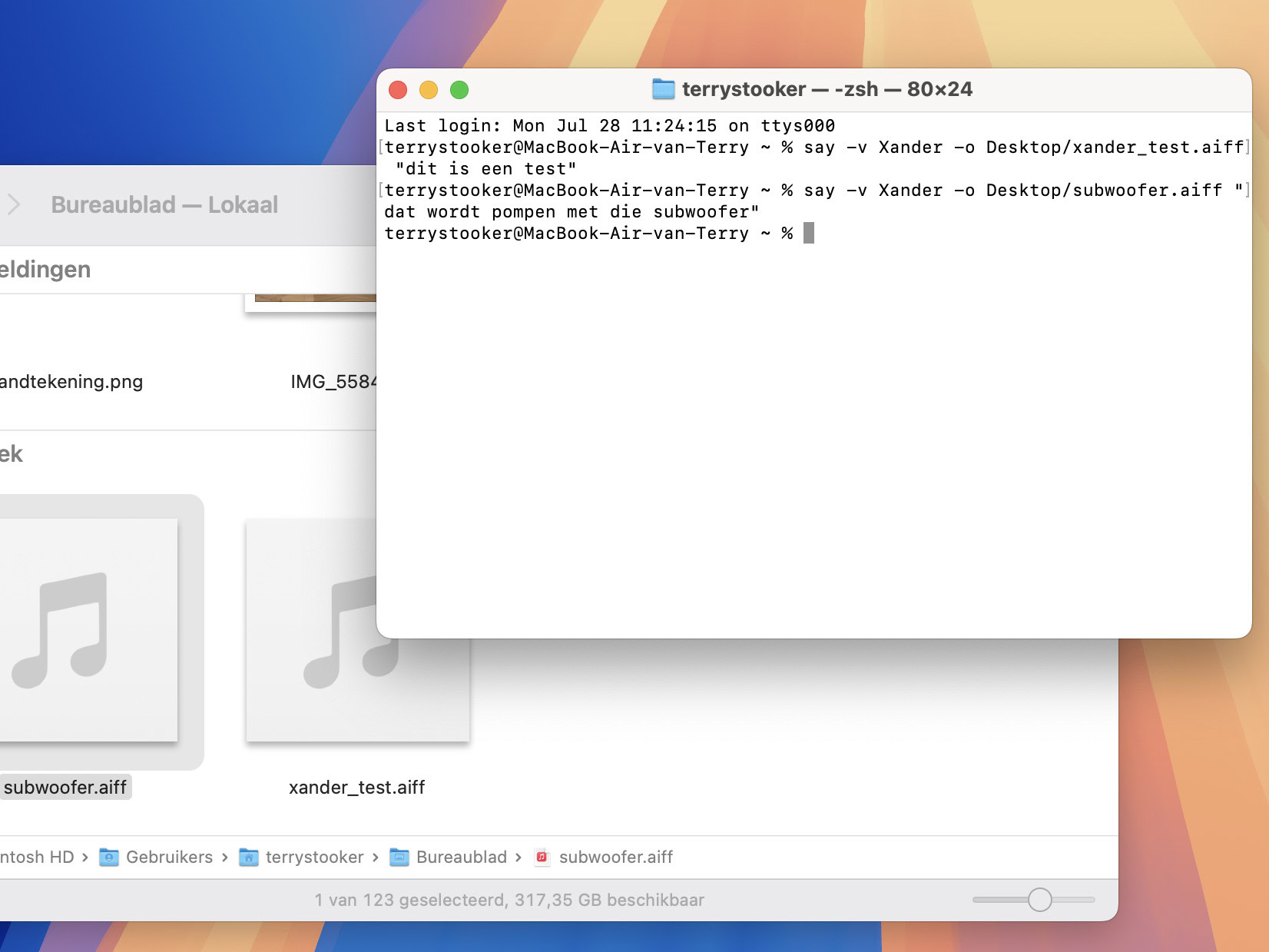 Instructiefoto: Andere tekst
