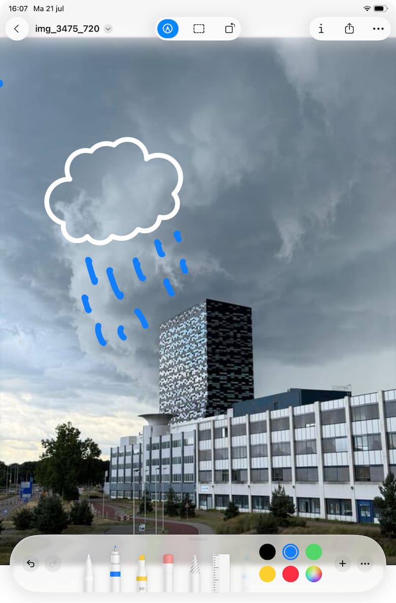 Instructiefoto: Tekenen