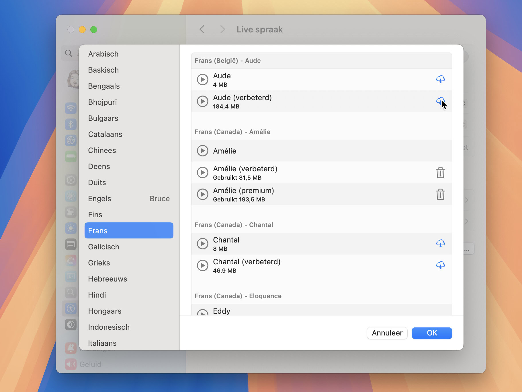 Instructiefoto: Download stemmen 