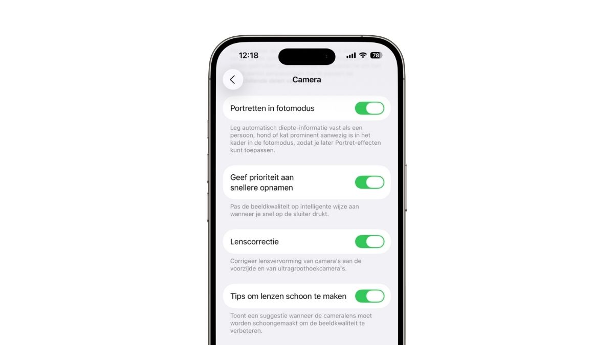 Tips om lenzen schoon te maken