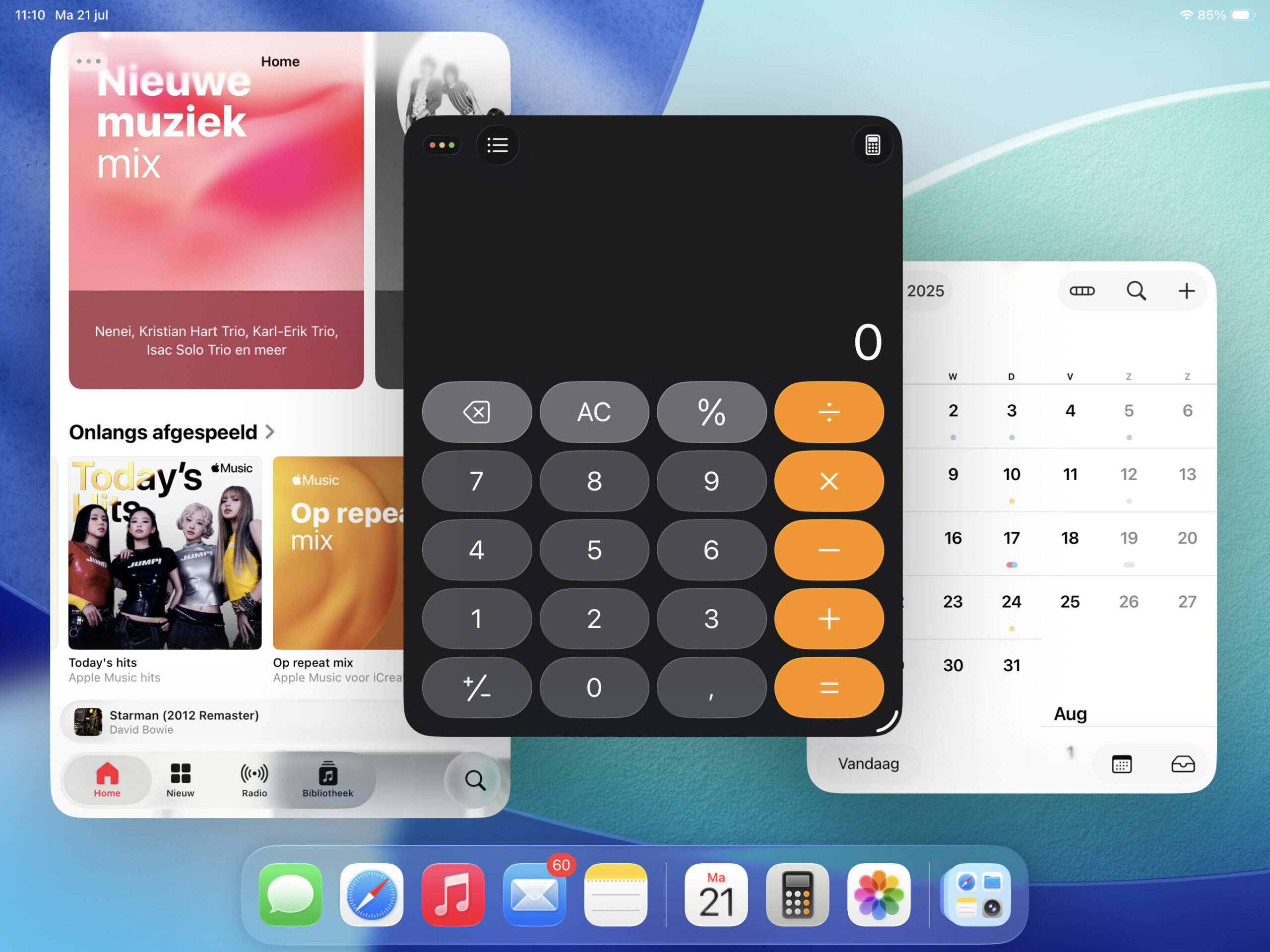 Instructiefoto: Meerdere vensters
