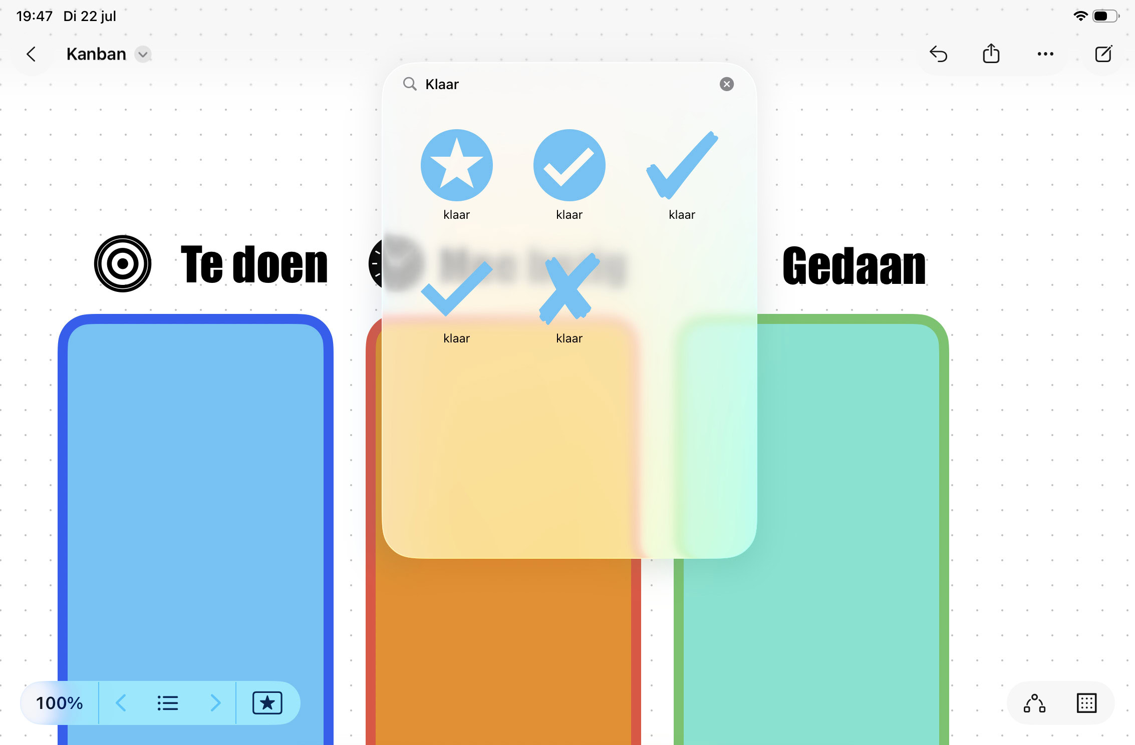 Instructiefoto: Pictogrammen
