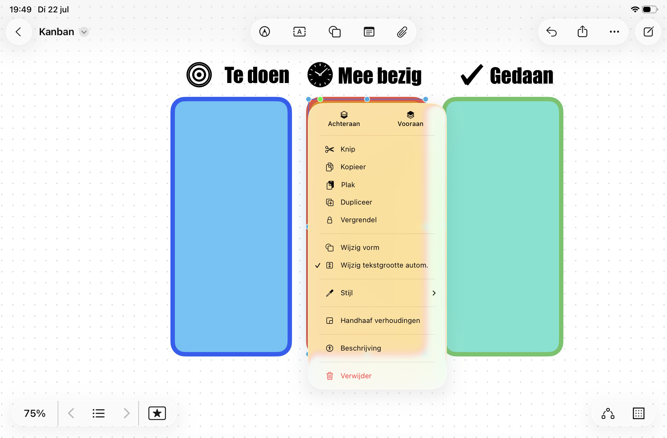 Instructiefoto: Vergrendelen