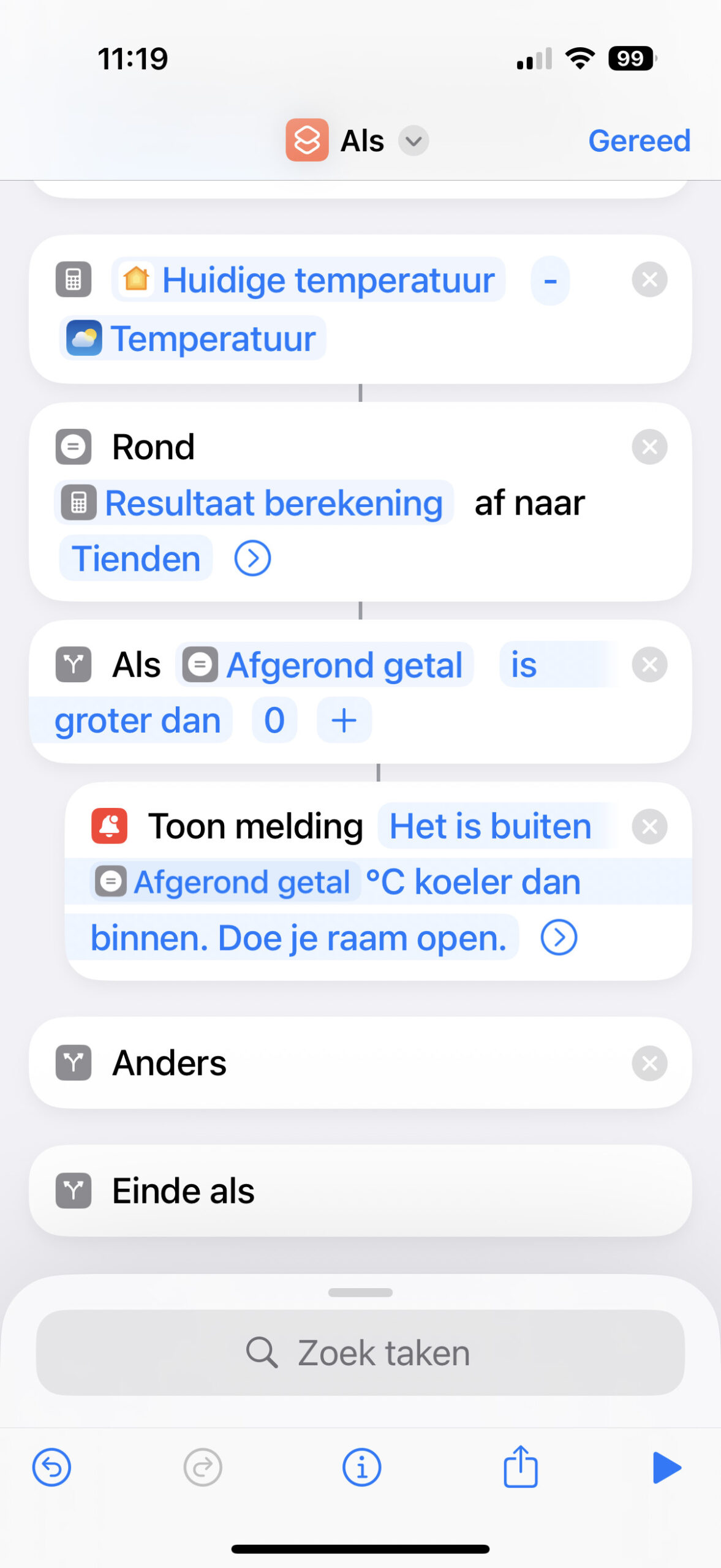 Instructiefoto: Melding