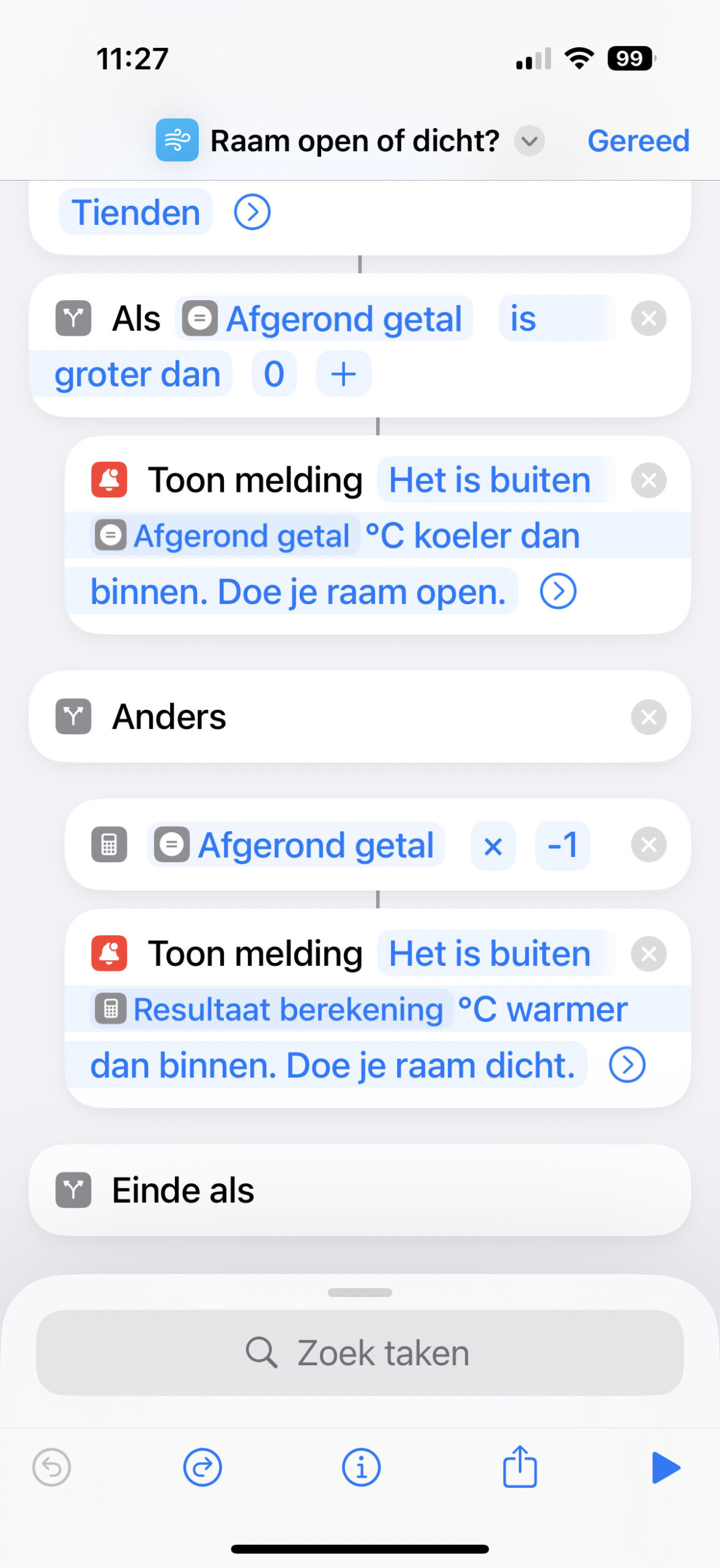 Instructiefoto: Nog een melding