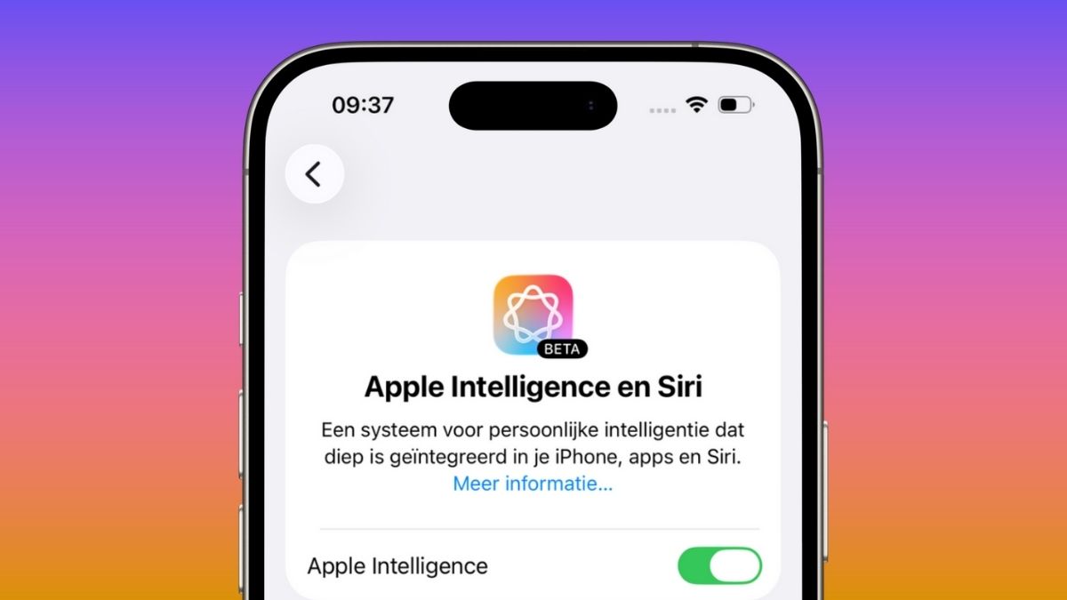 Apple Intelligence activeren