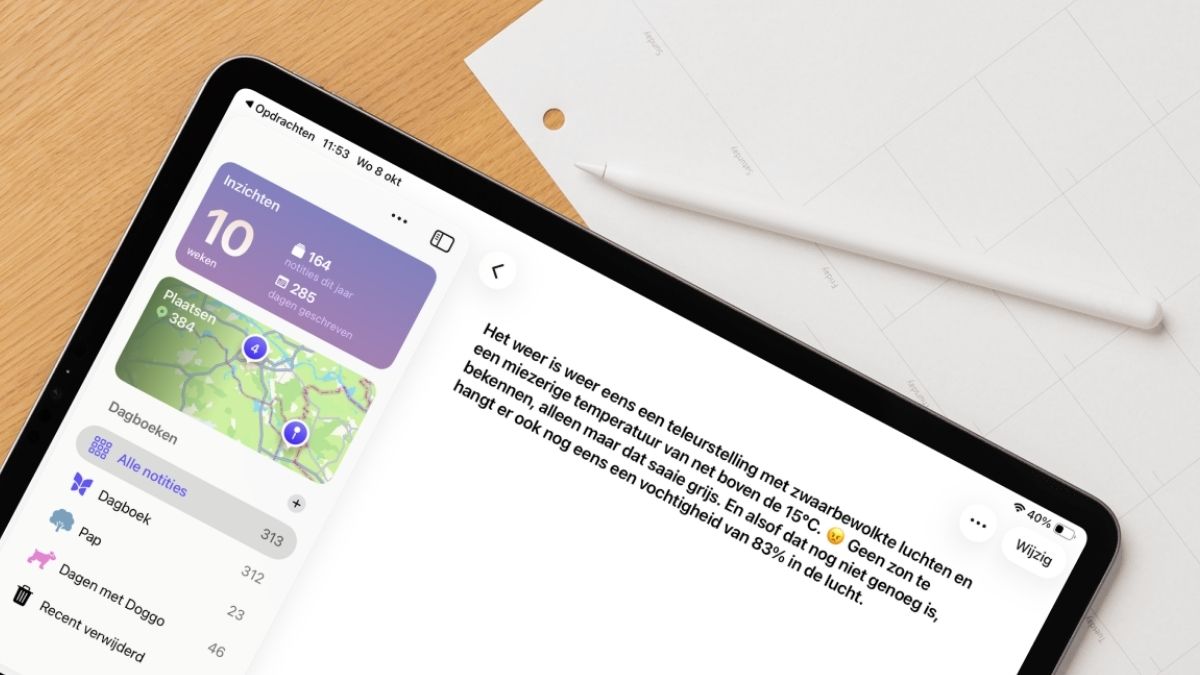 Dagboek met Apple Intelligence